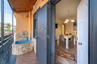 Balcone o terrazza di Casa La scivola