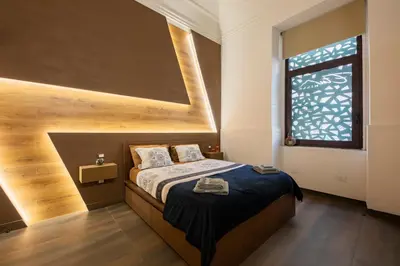 Letto o letti in una camera di Etna Hills