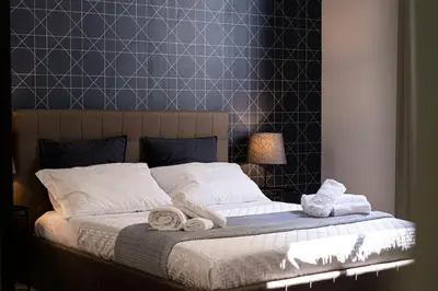 Letto o letti in una camera di Casa Magò