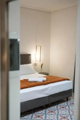 Letto o letti in una camera di 20 Miglia Albergo Diffuso