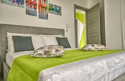 Letto o letti in una camera di Il Casale di Monacella