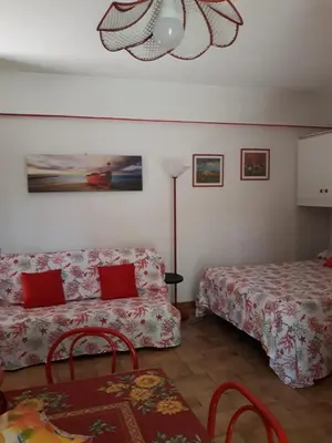 Letto o letti in una camera di Monolocale al BlueMarine