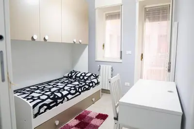 Letto o letti in una camera di Casa Mitch
