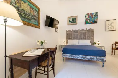 Letto o letti in una camera di Donna Fortuna