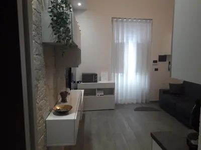 Area soggiorno di Caronda House