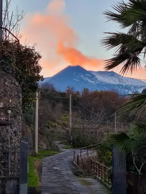 Paesaggio naturale nelle vicinanze della villa