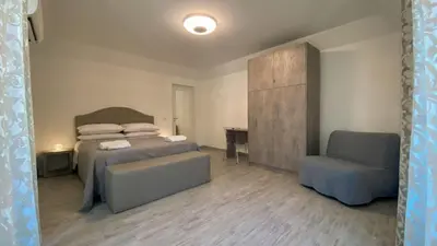Letto o letti in una camera di Palazzo Framì
