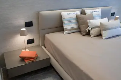 Letto o letti in una camera di Villa Arianna Acireale