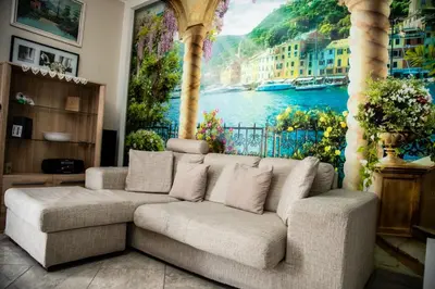 Area soggiorno di Azalea house