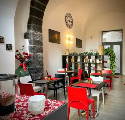 Area soggiorno di La Vie Fuille Bed and Breakfast