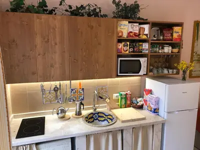 Cucina o angolo cottura di Adriana Sicily House Etna & Sea