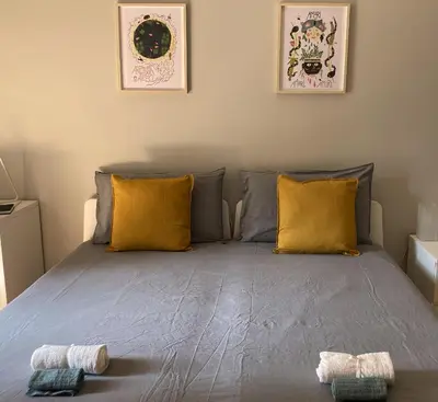 Letto o letti in una camera di TABULA Platino HOUSE