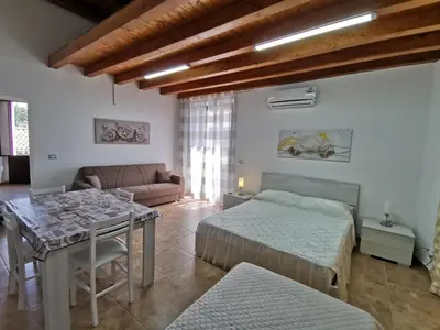 Letto o letti in una camera di Loft San Mauro