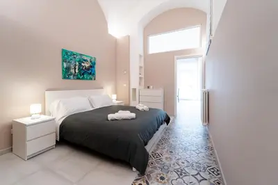 Letto o letti in una camera di [Catania Center] Modern Apartment