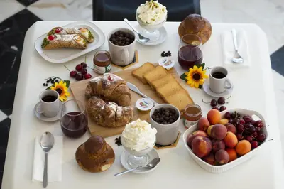 Cibo presso il bed & breakfast o nelle vicinanze