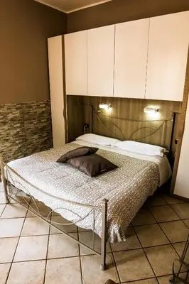 Letto o letti in una camera di Sotto Il Vulcano