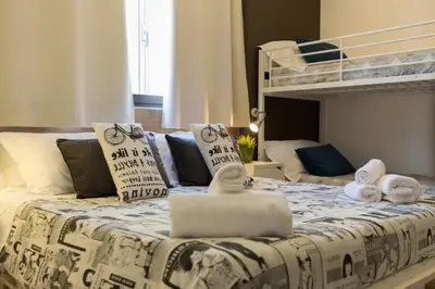 Letto o letti in una camera di B&B Miro Centro Catania
