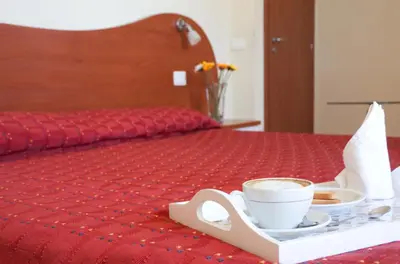Letto o letti in una camera di Motta Residence Hotel