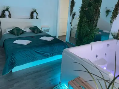 Letto o letti in una camera di Le Suite del Lungomare Catania