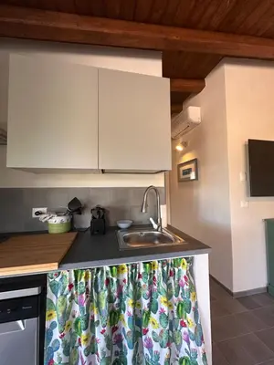 Cucina o angolo cottura di La Cantina Villa di campagna