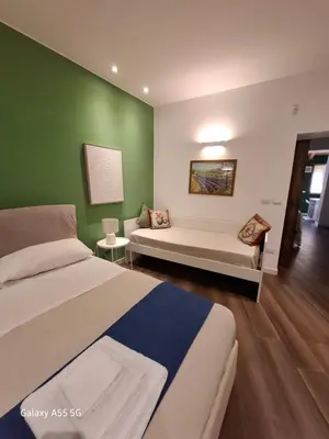 Letto o letti in una camera di Garden House