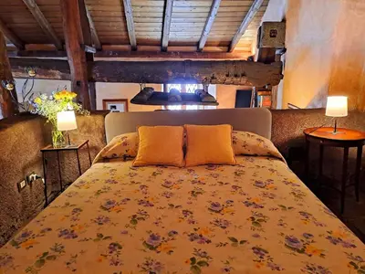 Letto o letti in una camera di Dimora Migliori