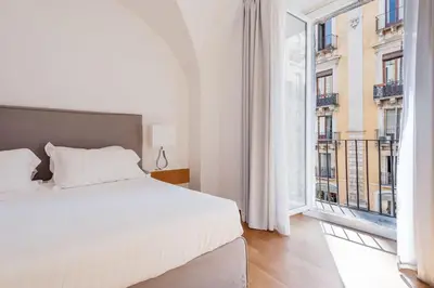 Letto o letti in una camera di RG8 Independent Apartment