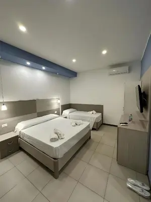 Letto o letti in una camera di Cassiopea