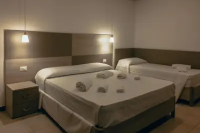 Letto o letti in una camera di Cassiopea