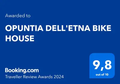 Certificato, attestato, insegna o altro documento esposto da OPUNTIA DELL'ETNA BIKE HOUSE