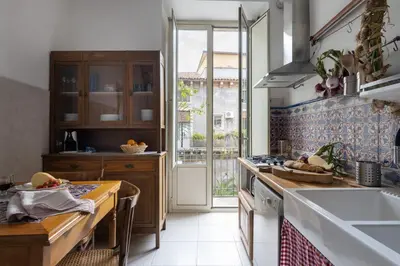Cucina o angolo cottura di Catania City Center Historical Building Home