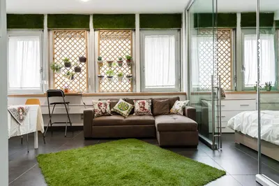 Letto o letti in una camera di Central Green House