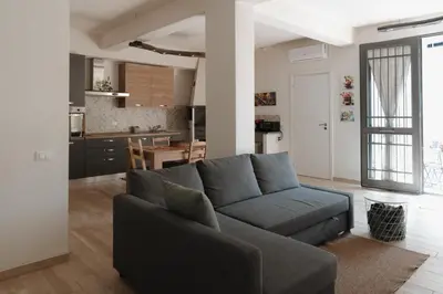 Cucina o angolo cottura di Aetna apartment