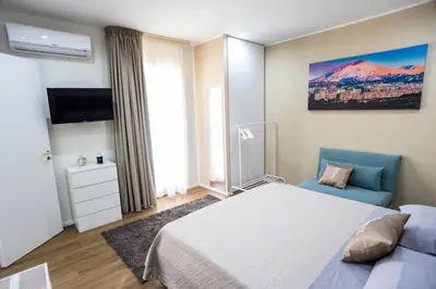 Letto o letti in una camera di Filomena Glamour Luxury