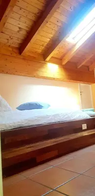 Letto o letti in una camera di Gli appartamenti del Casino dei Civili