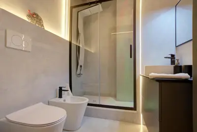 Bagno di Top Floor Aparthotel Bentivoglio