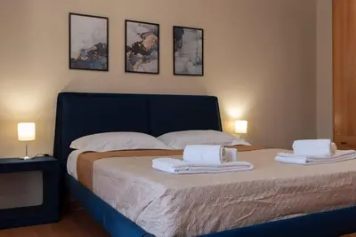 Letto o letti in una camera di +Elegant apartment in the center with ETNA view+