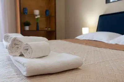 Letto o letti in una camera di +Elegant apartment in the center with ETNA view+