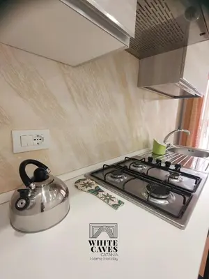 Cucina o angolo cottura di White Caves Catania Apartment
